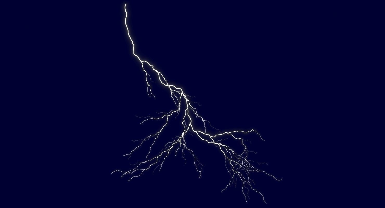 Realistic 3D Lightning CA-20 3D model_1