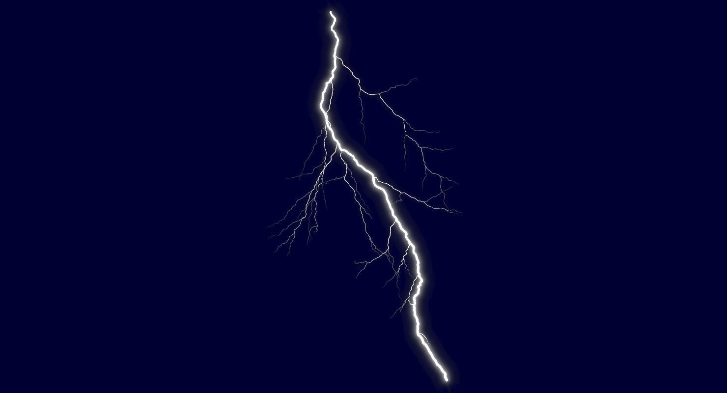 Realistic 3D Lightning CG-01 Low-poly 3D model_4