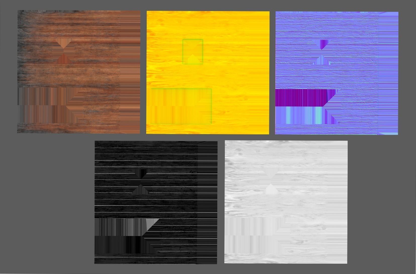 Mountain Hut Low-poly 3D model_7