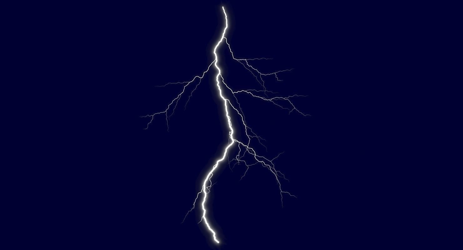 Realistic 3D Lightning CG-05 Low-poly 3D model_2