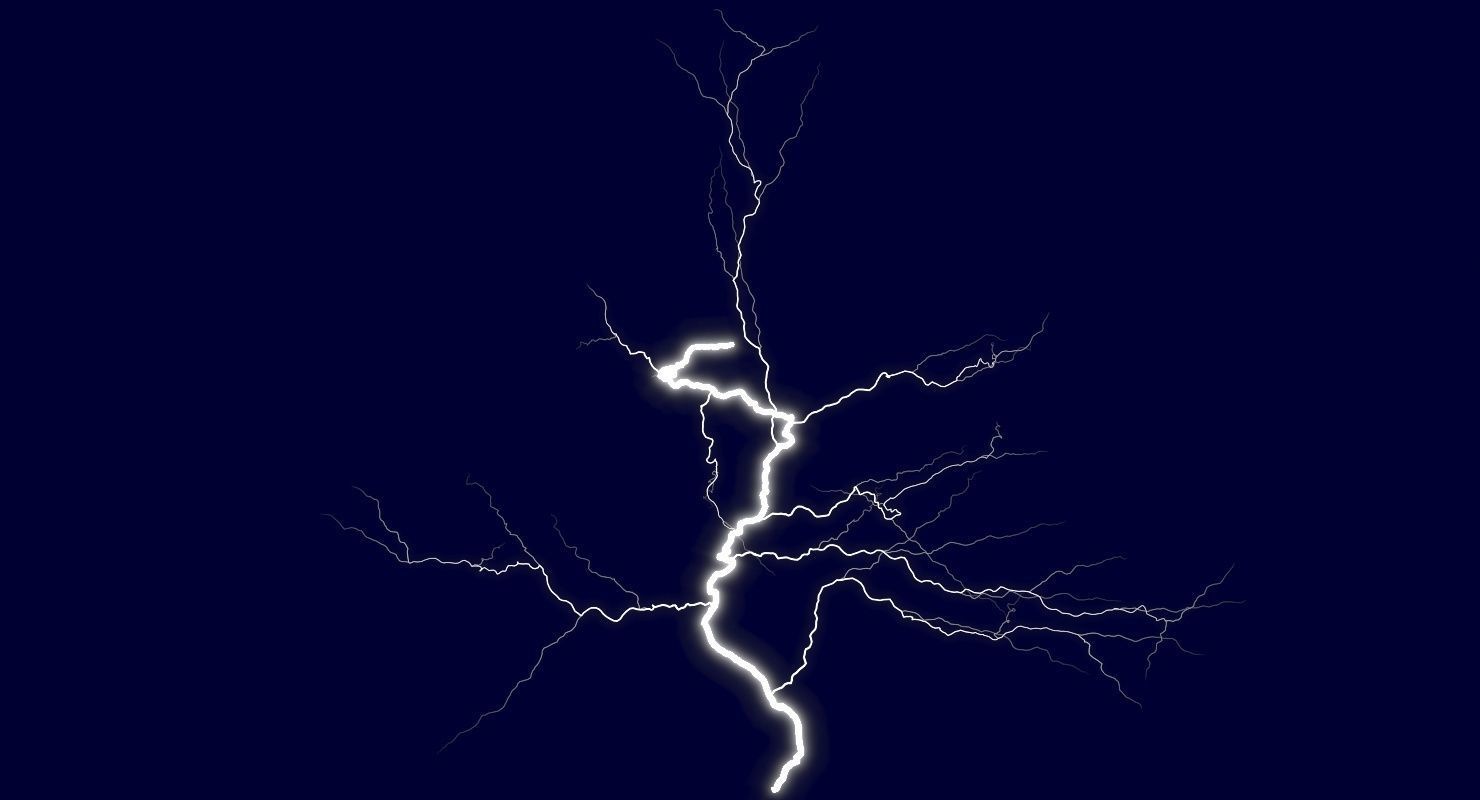 Realistic 3D Lightning CG-05 Low-poly 3D model_8