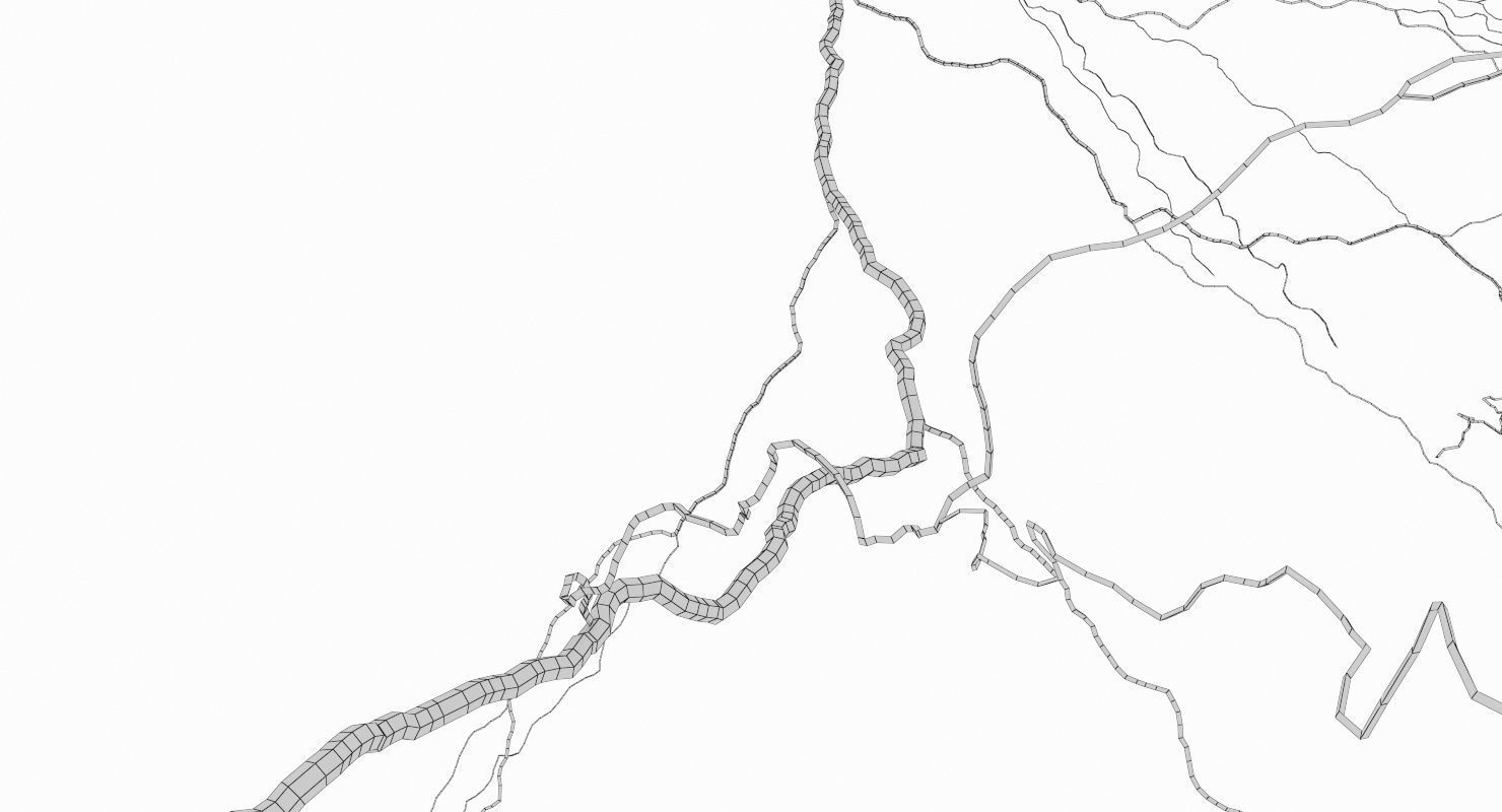 Realistic 3D Lightning CG-05 Low-poly 3D model_12