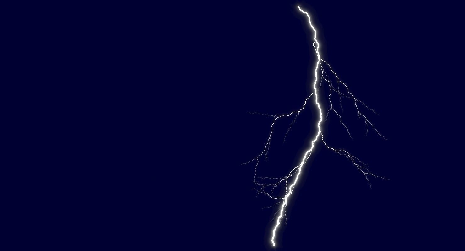 Realistic 3D Lightning CG-07 Low-poly 3D model_3