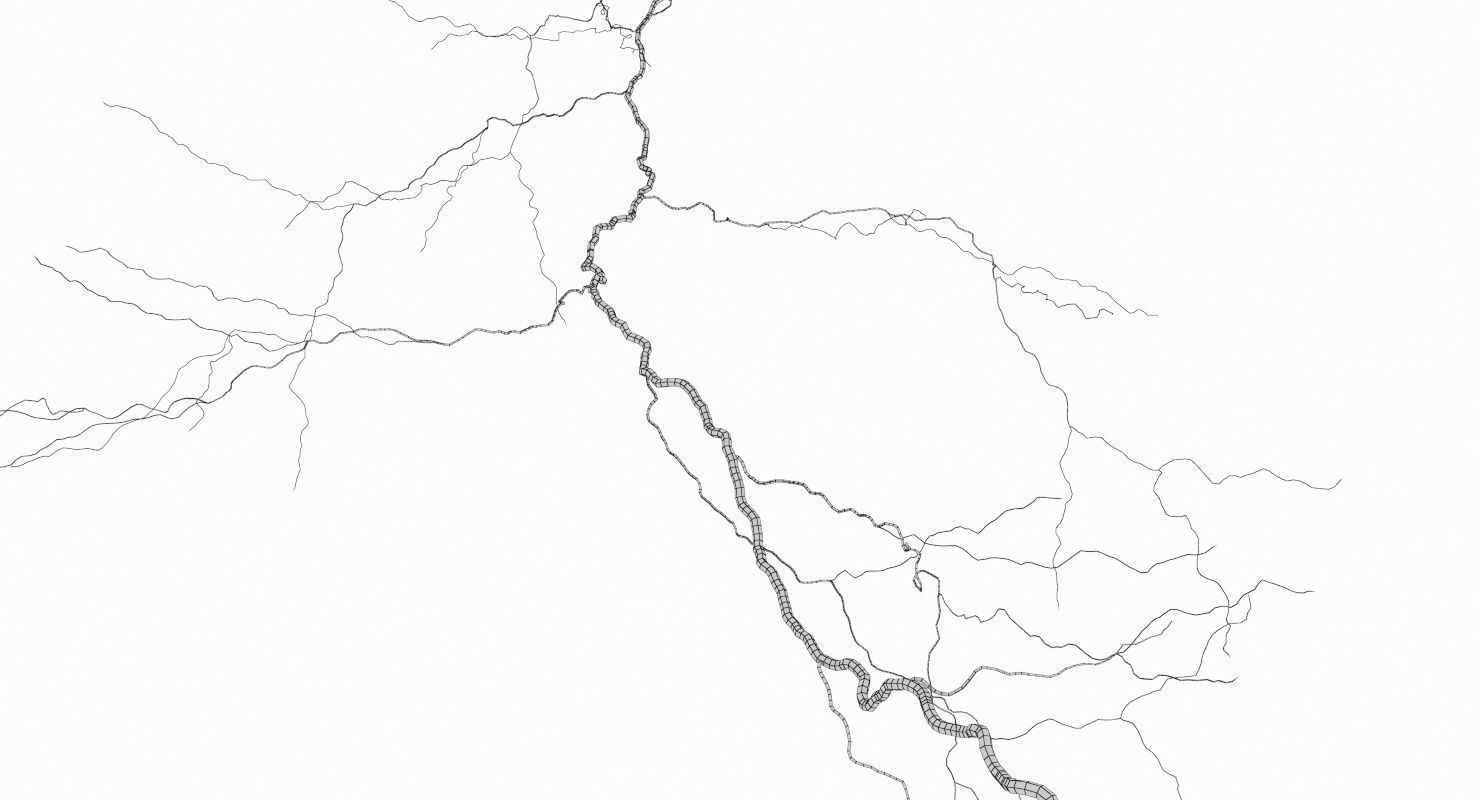 Realistic 3D Lightning CG-07 Low-poly 3D model_11