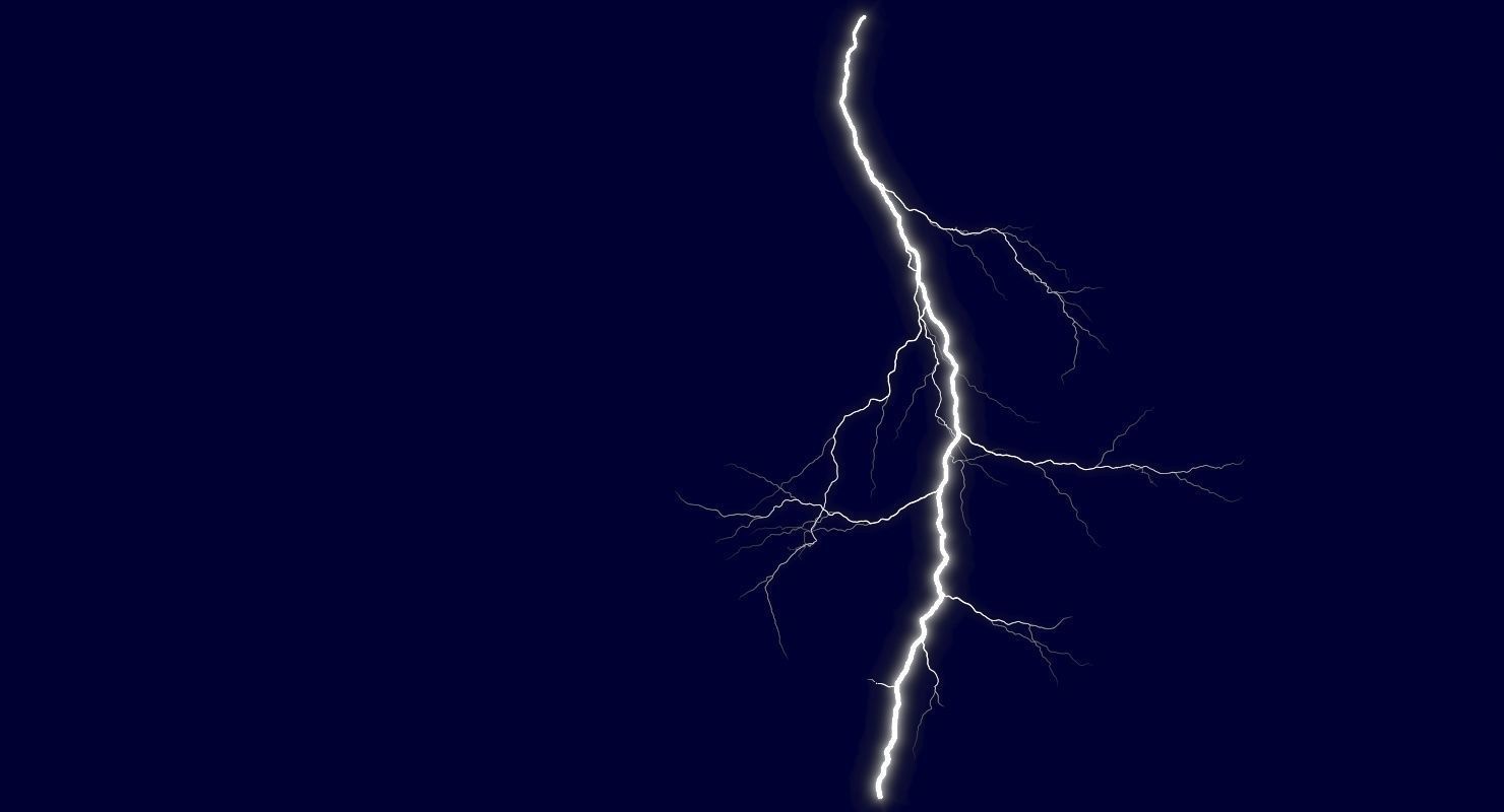 Realistic 3D Lightning CG-10 Low-poly 3D model_2