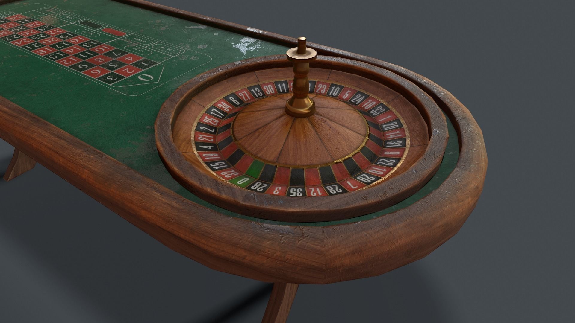 4K Low Poly Retro Casino Pack Low-poly 3D model_18