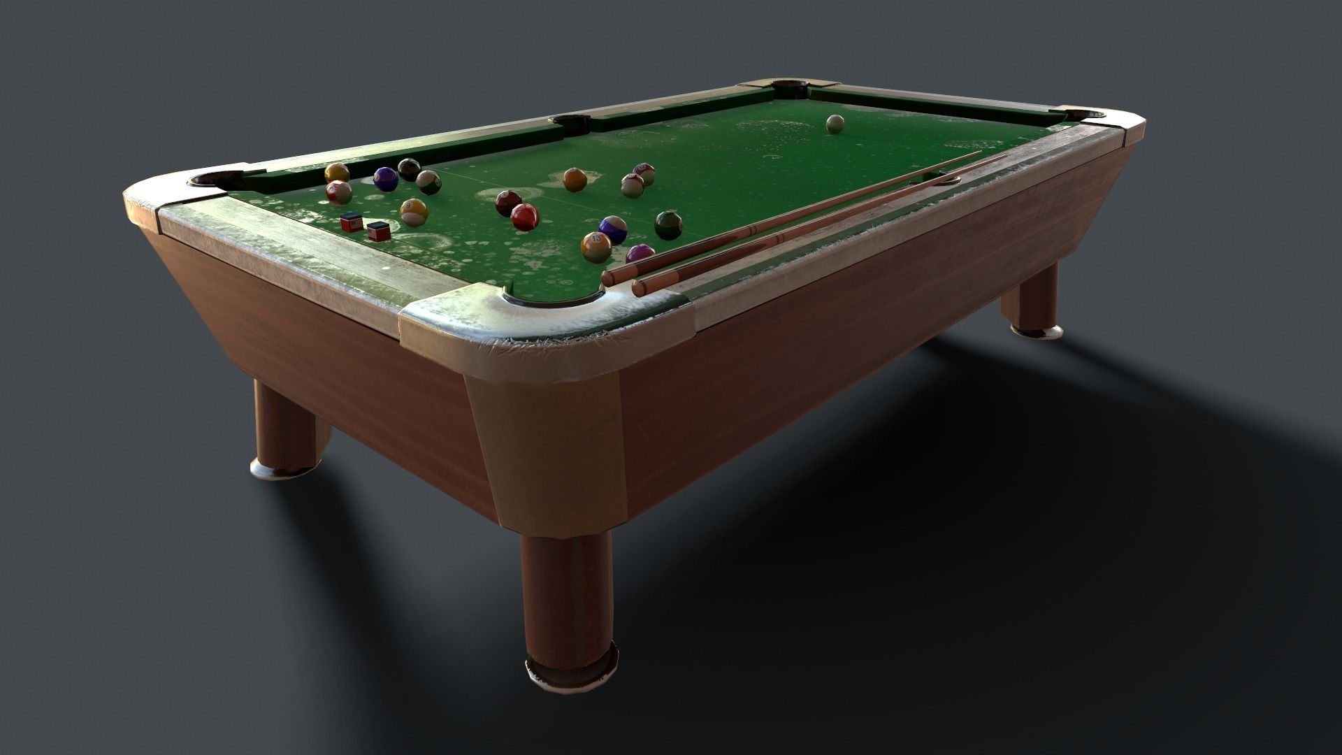 4K Low Poly Retro Casino Pack Low-poly 3D model_9