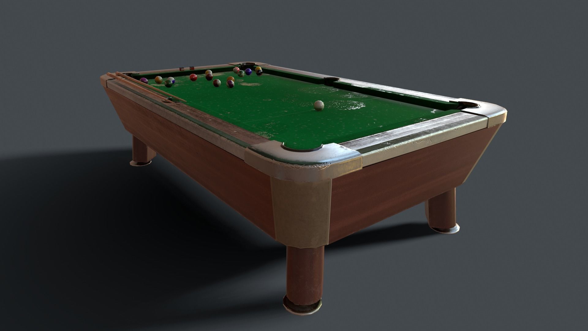 4K Low Poly Retro Casino Pack Low-poly 3D model_11