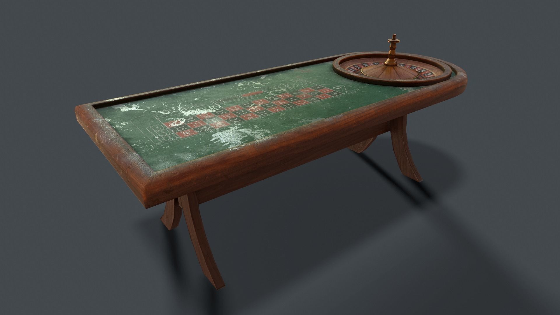 4K Low Poly Retro Casino Pack Low-poly 3D model_17