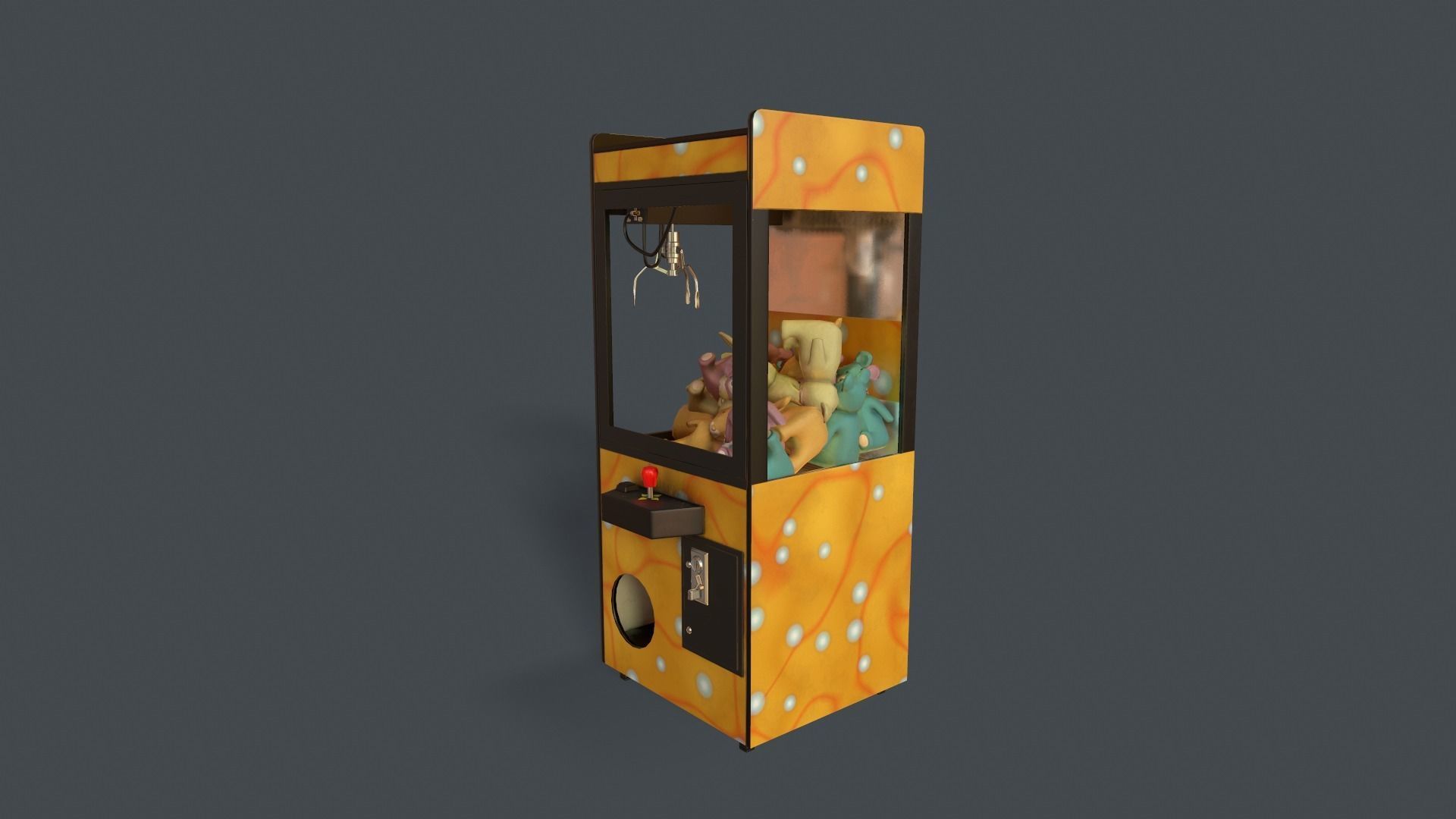 4K Low Poly Retro Casino Pack Low-poly 3D model_26
