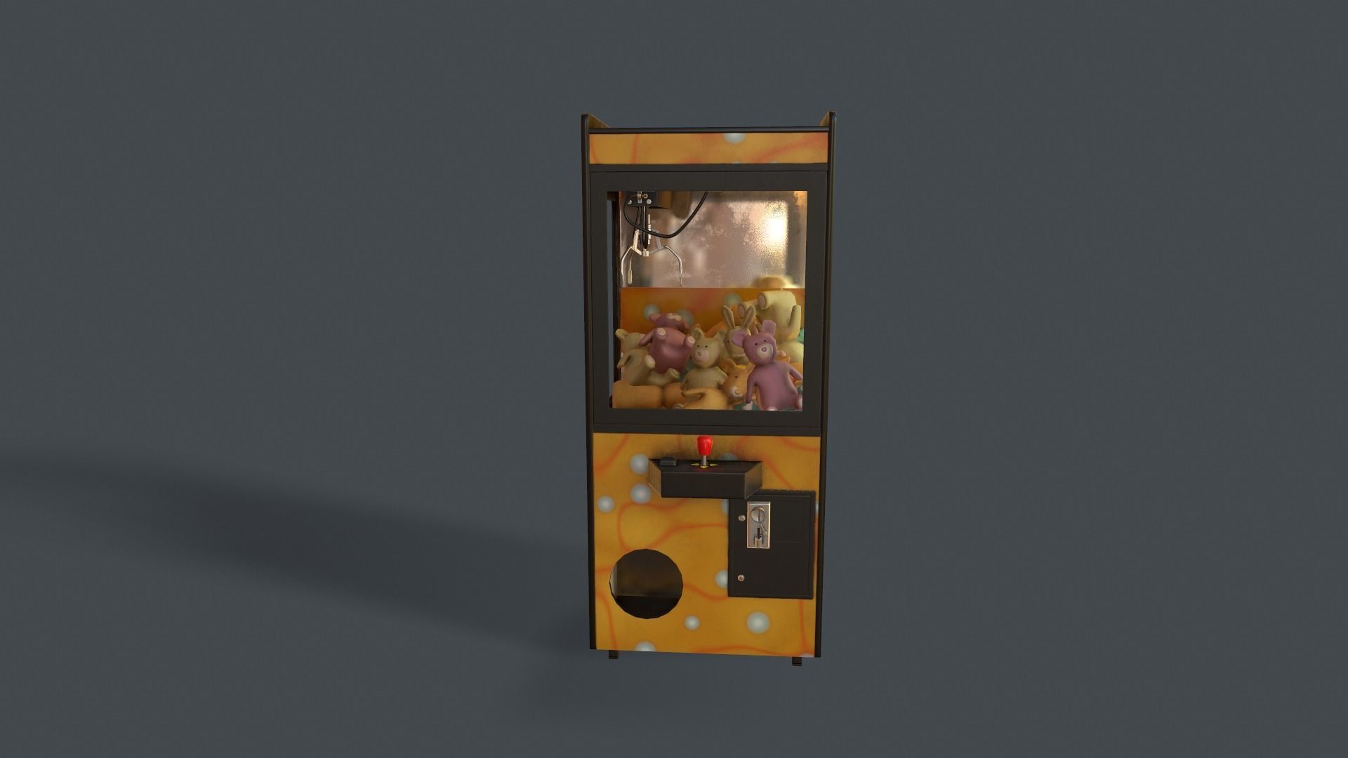 4K Low Poly Retro Casino Pack Low-poly 3D model_24