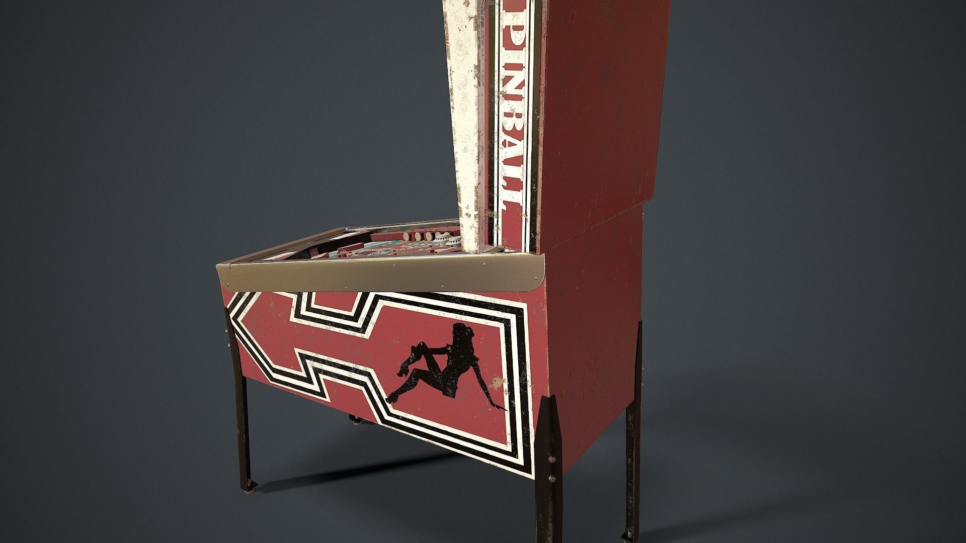4K Low Poly Retro Casino Pack Low-poly 3D model_5