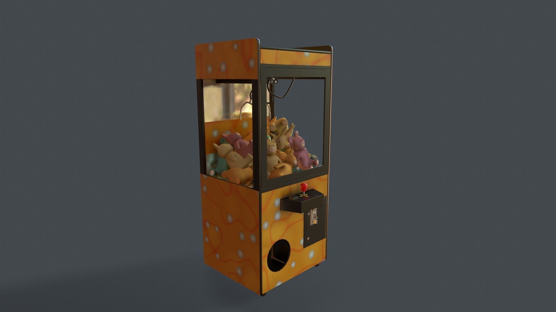 4K Low Poly Retro Casino Pack Low-poly 3D model_23