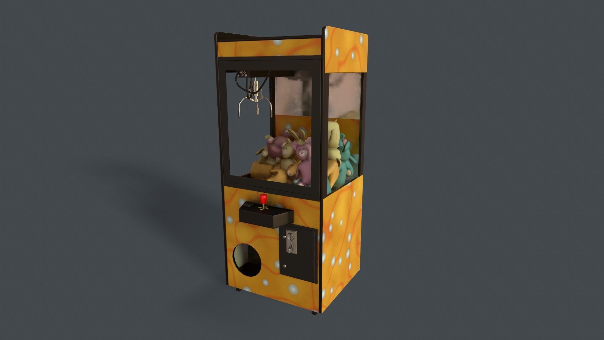 4K Low Poly Retro Casino Pack Low-poly 3D model_19