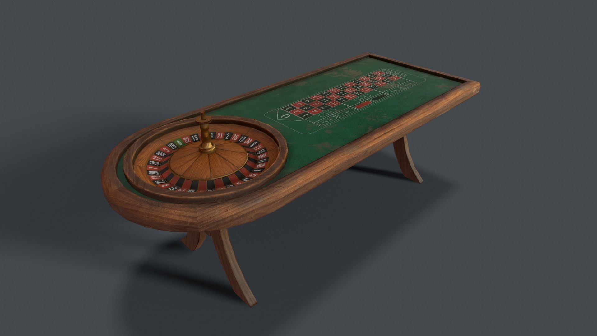 4K Low Poly Retro Casino Pack Low-poly 3D model_13