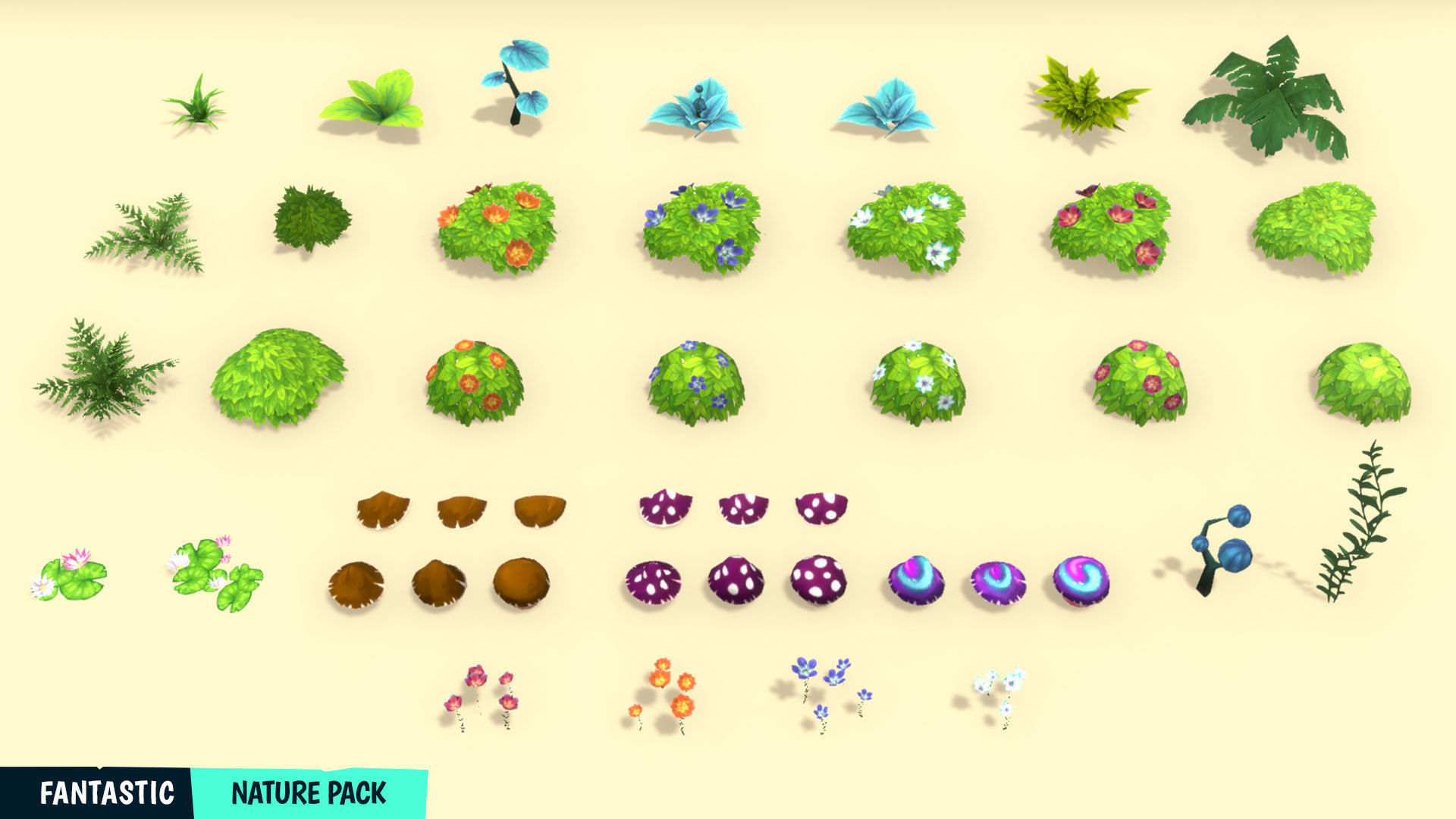 FANTASTIC - Nature Pack Low-poly 3D model_6