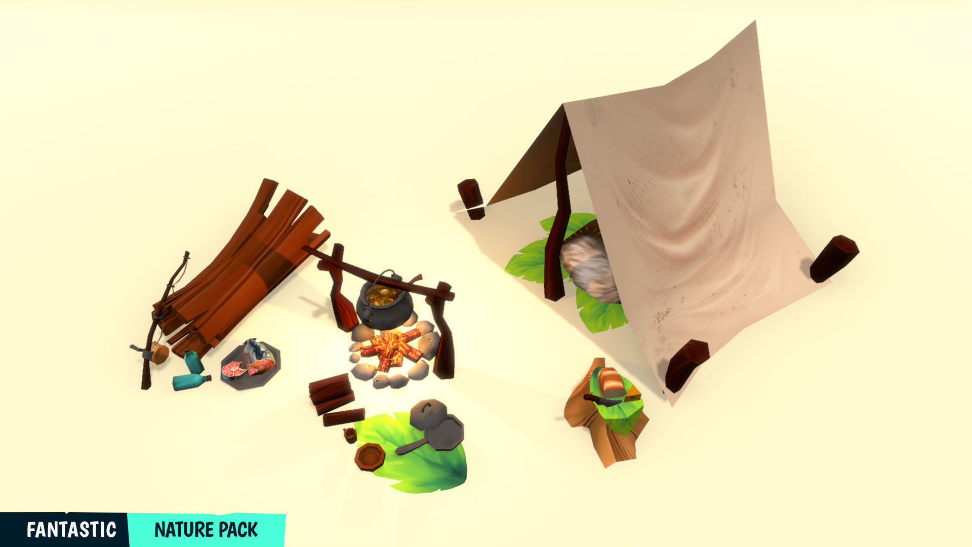 FANTASTIC - Nature Pack Low-poly 3D model_8