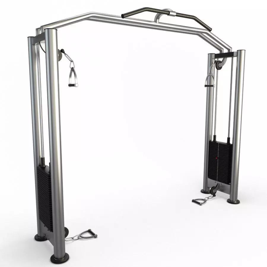 Gym Cable Crossover 3D model