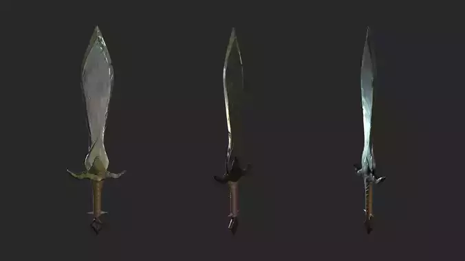 Medieval fantasy short sword