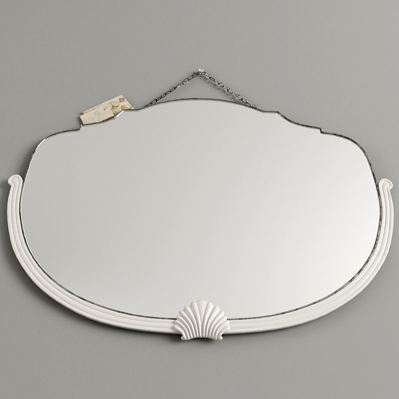 Mirror seashell wall 3D model_2