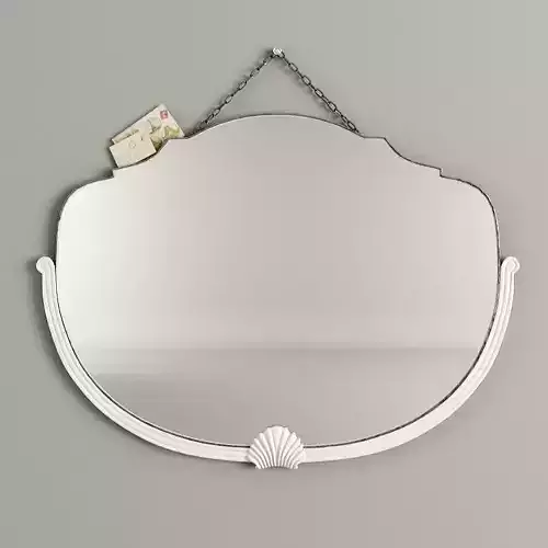 Mirror seashell wall