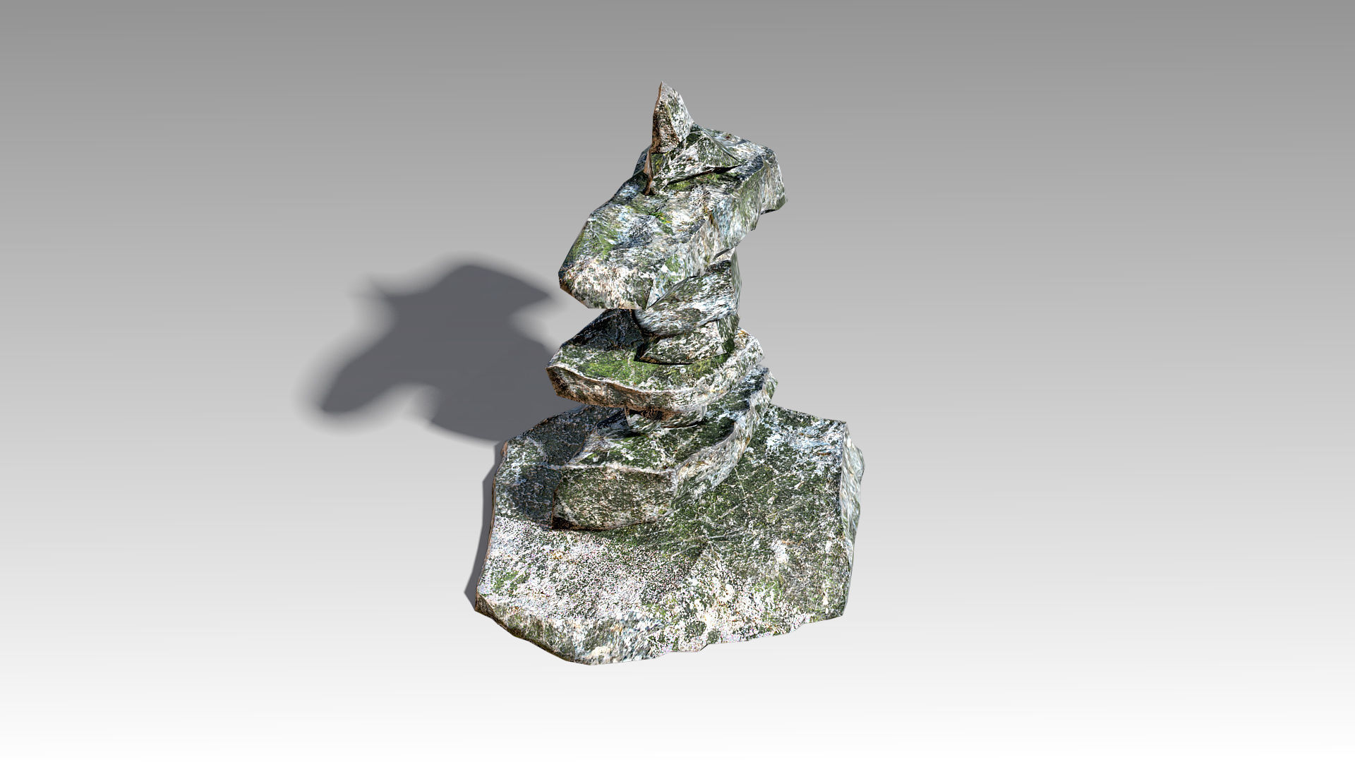 Stone 11 Set 01 PBR Low-poly 3D model_8