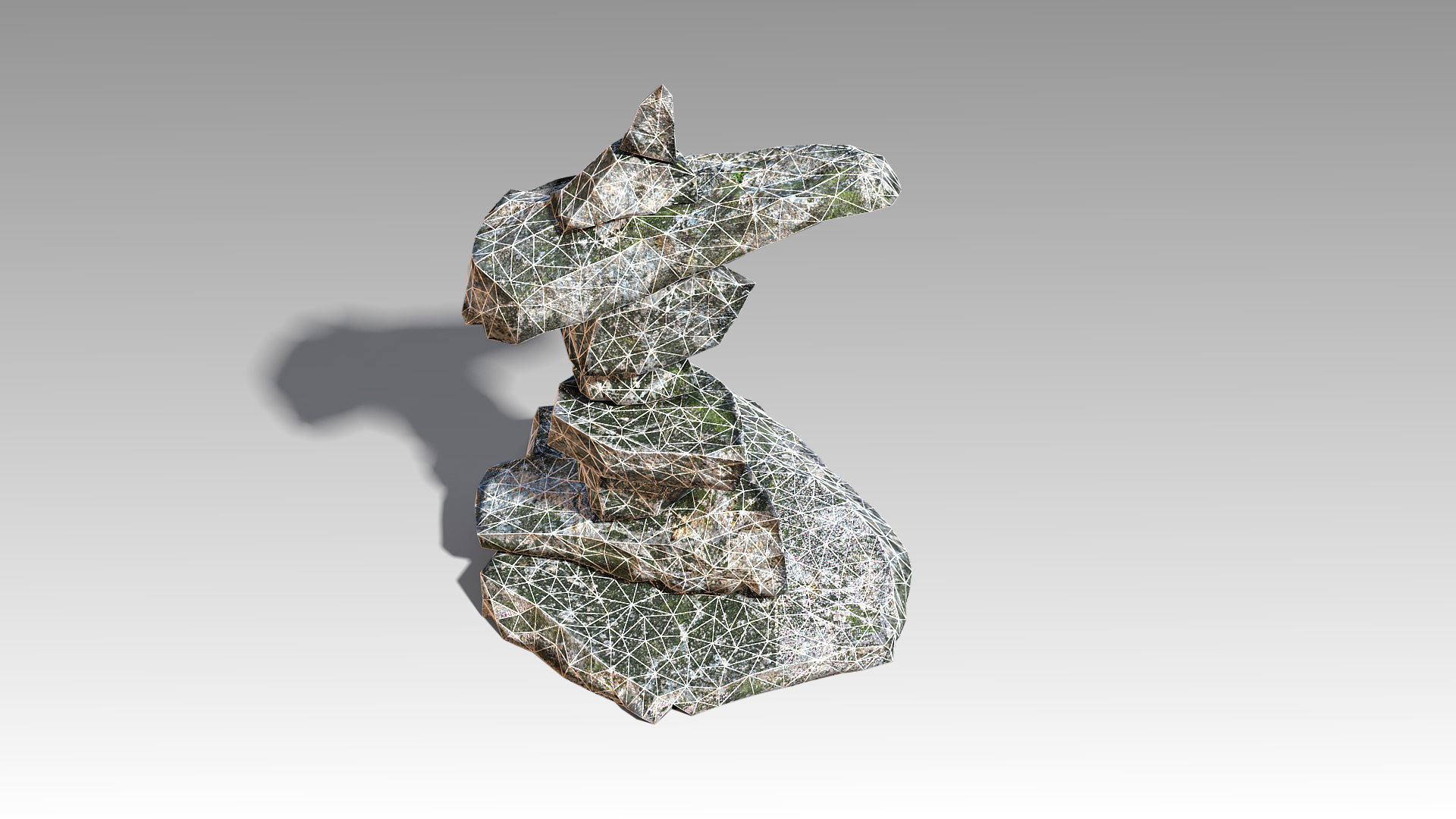 Stone 11 Set 01 PBR Low-poly 3D model_19