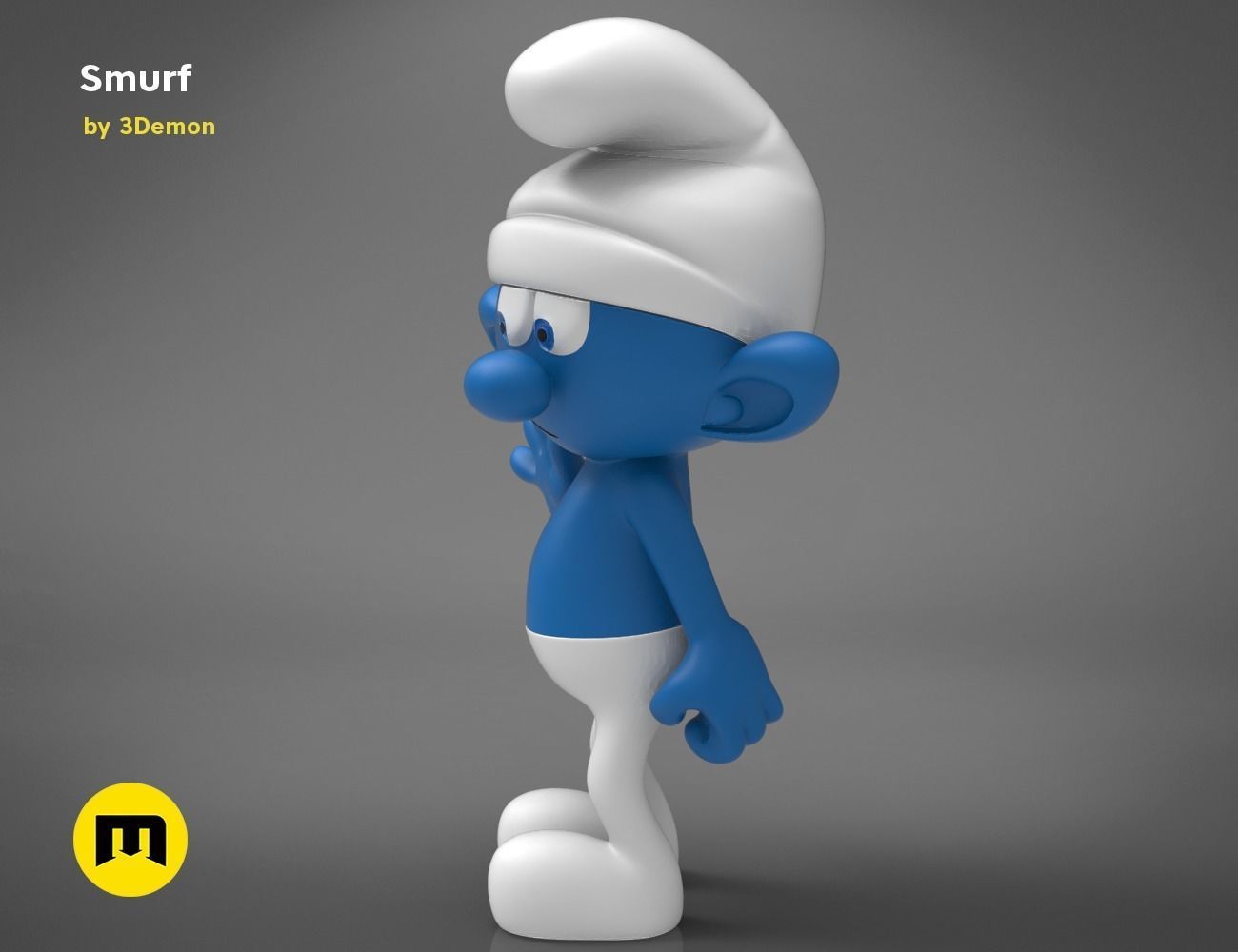 Smurf Model 3D print model_9