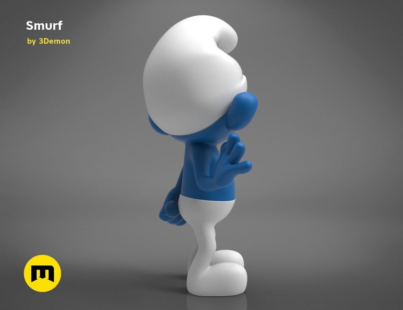 Smurf Model 3D print model_10