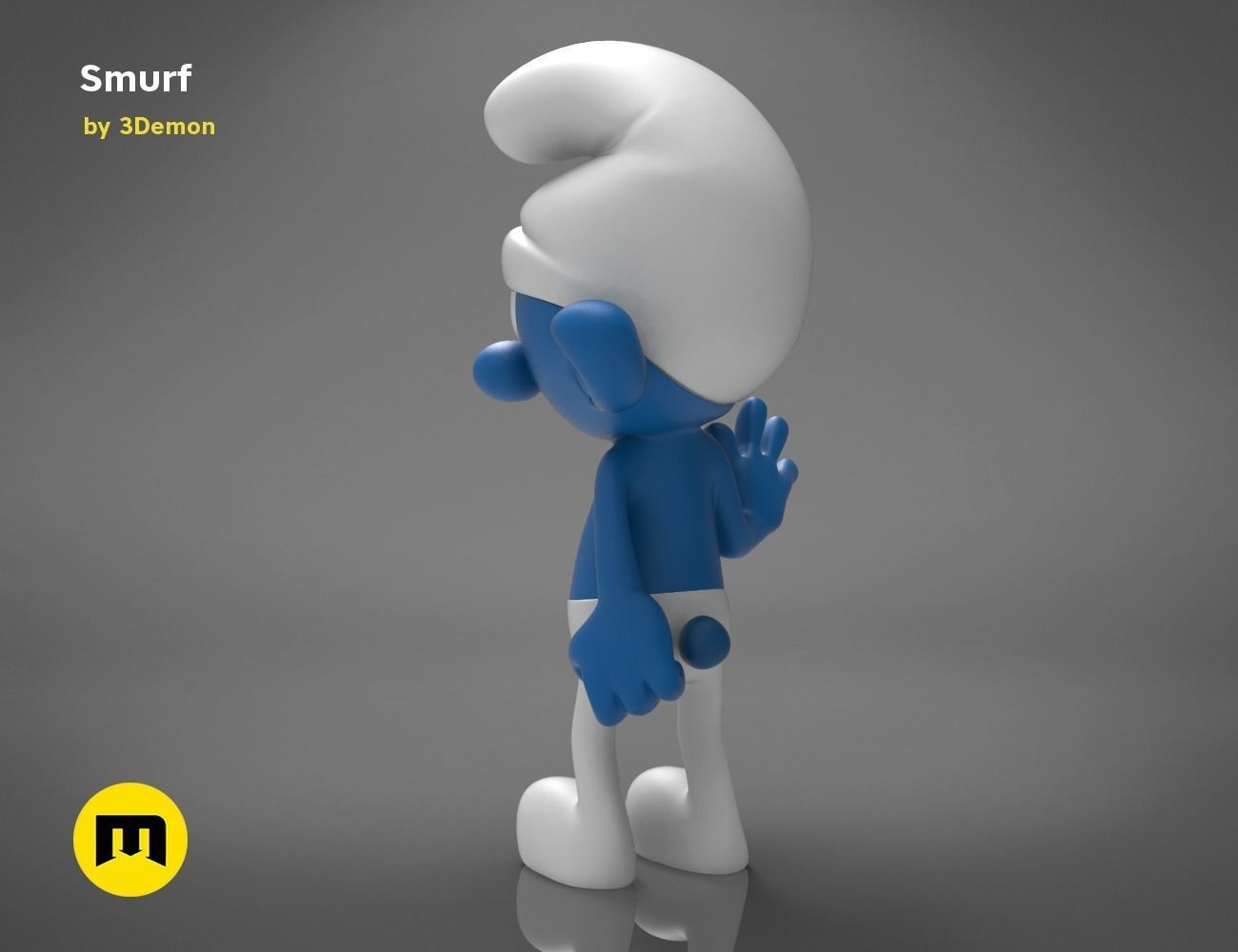 Smurf Model 3D print model_6
