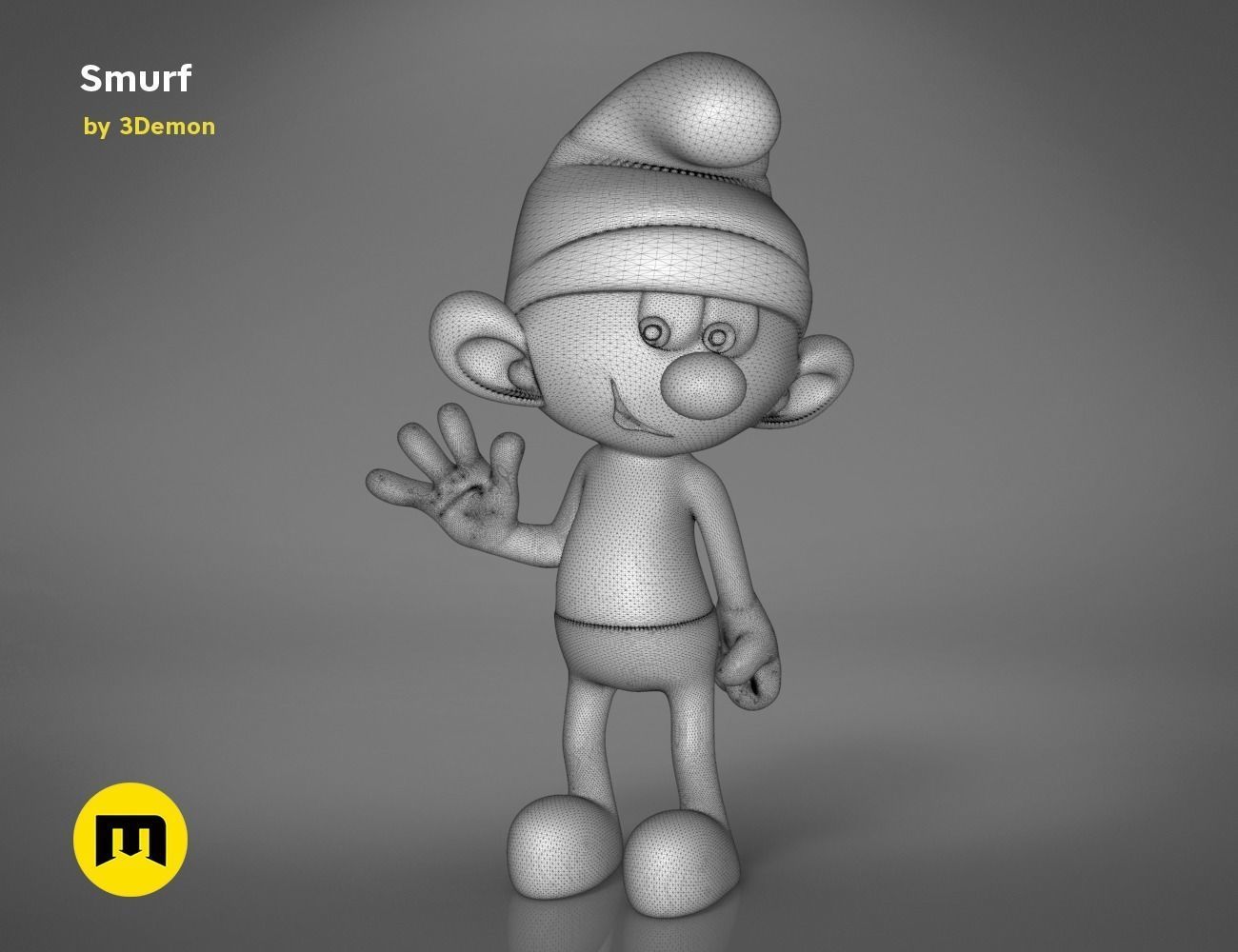 Smurf Model 3D print model_18