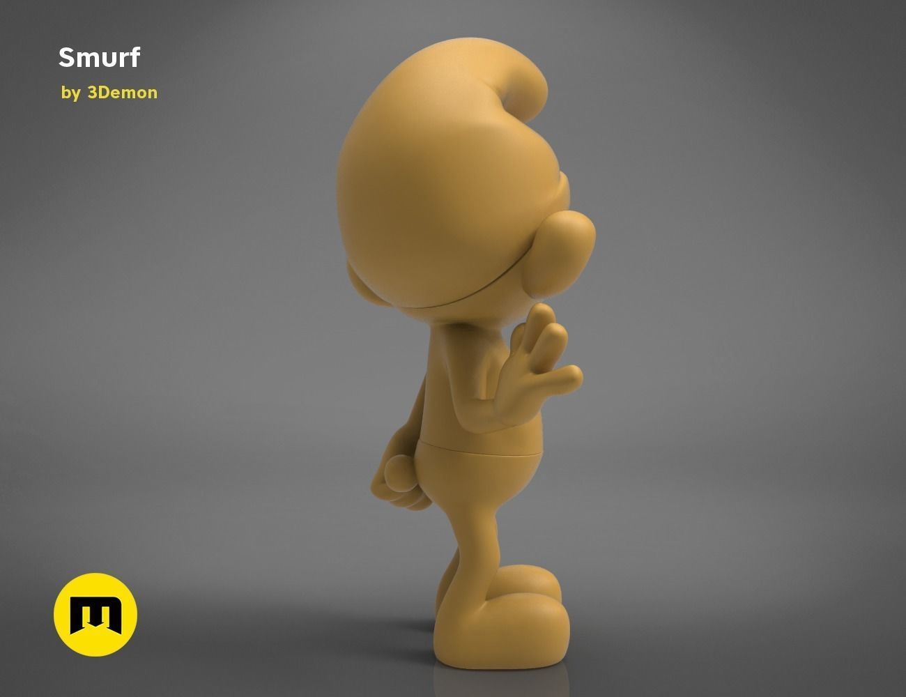 Smurf Model 3D print model_14