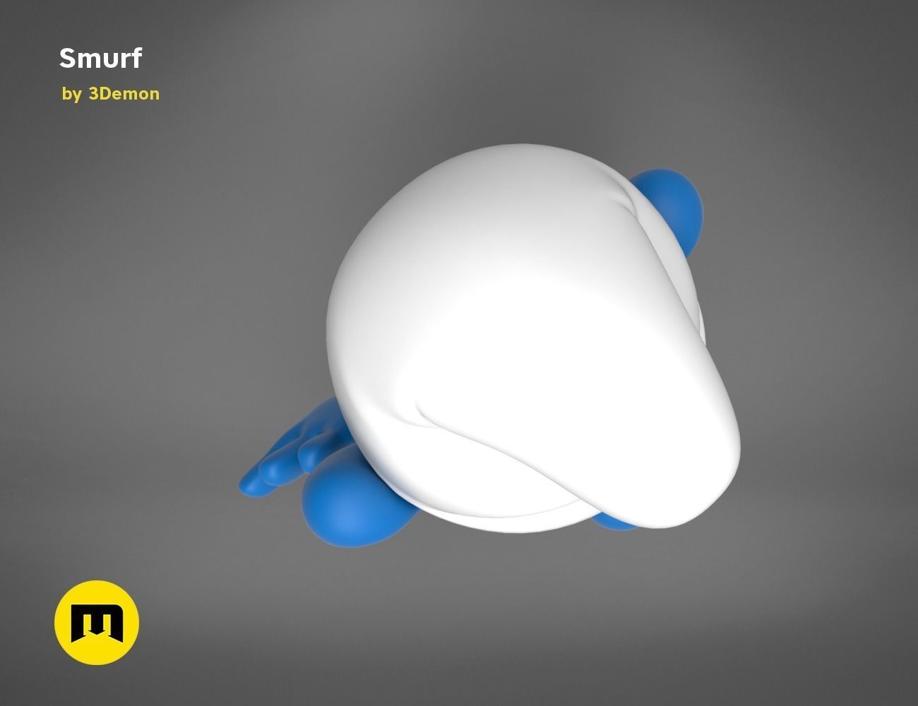 Smurf Model 3D print model_11