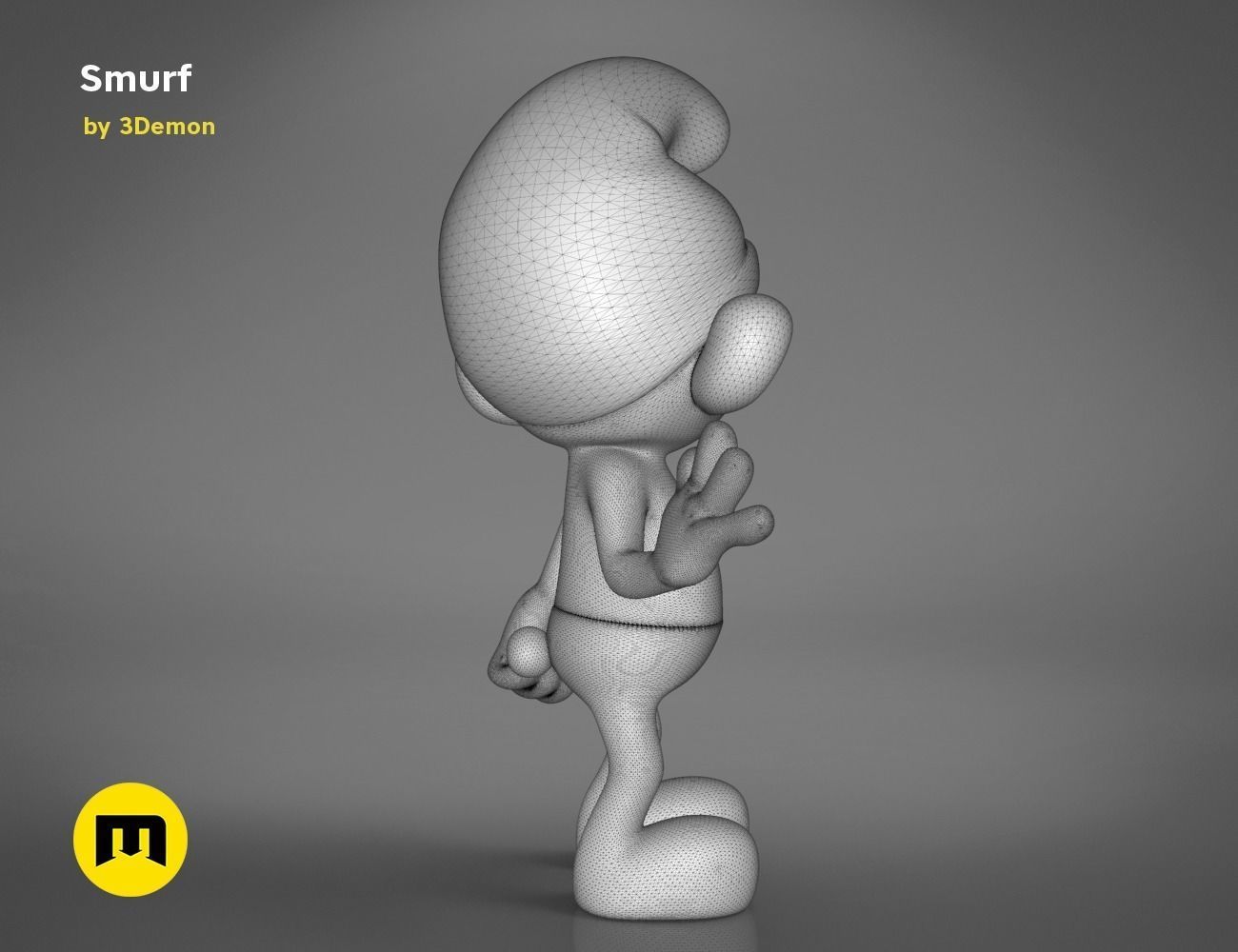 Smurf Model 3D print model_17