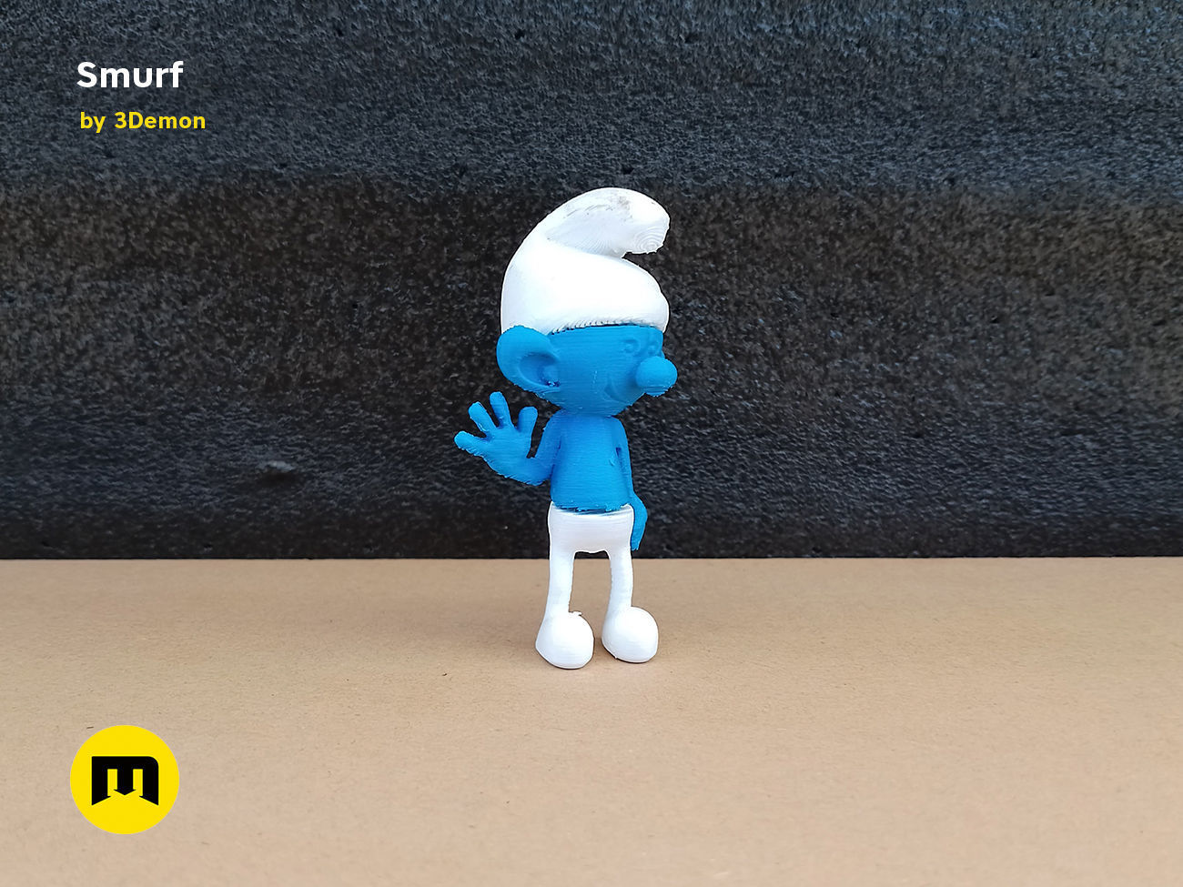 Smurf Model 3D print model_1