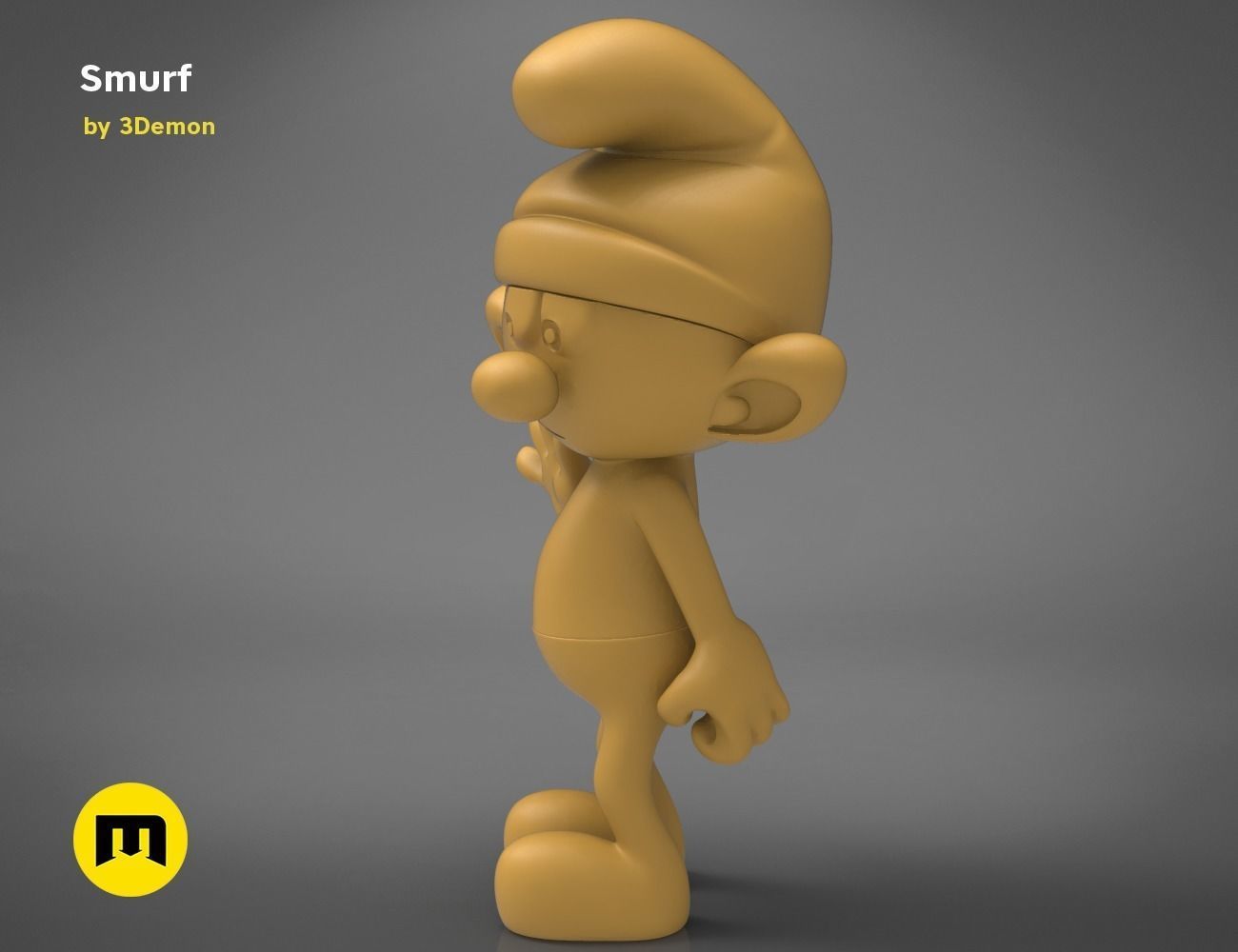 Smurf Model 3D print model_15