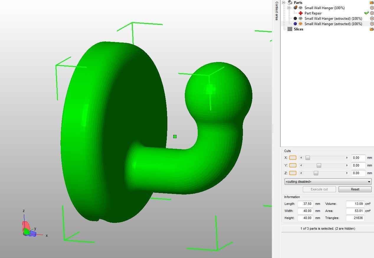Mini Wall Hanger 3D print model_12