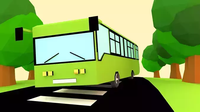 Cartoon Bus 