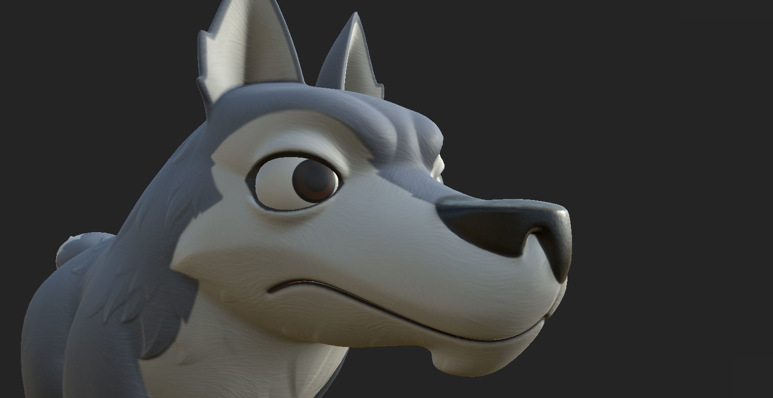 Wolf Character 3D model_18