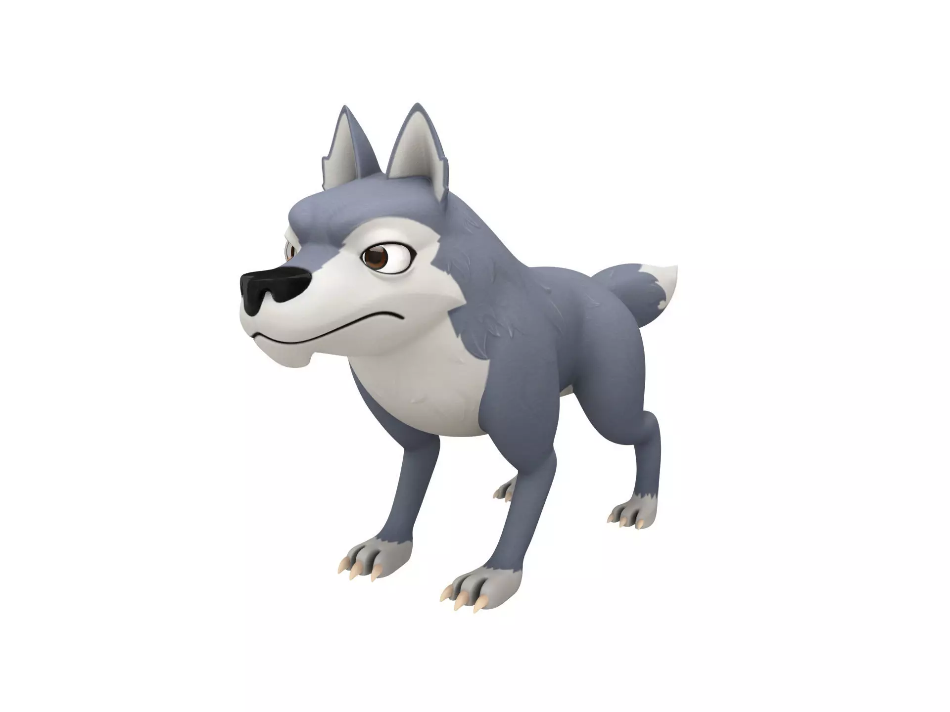 Wolf Character 3D model_0