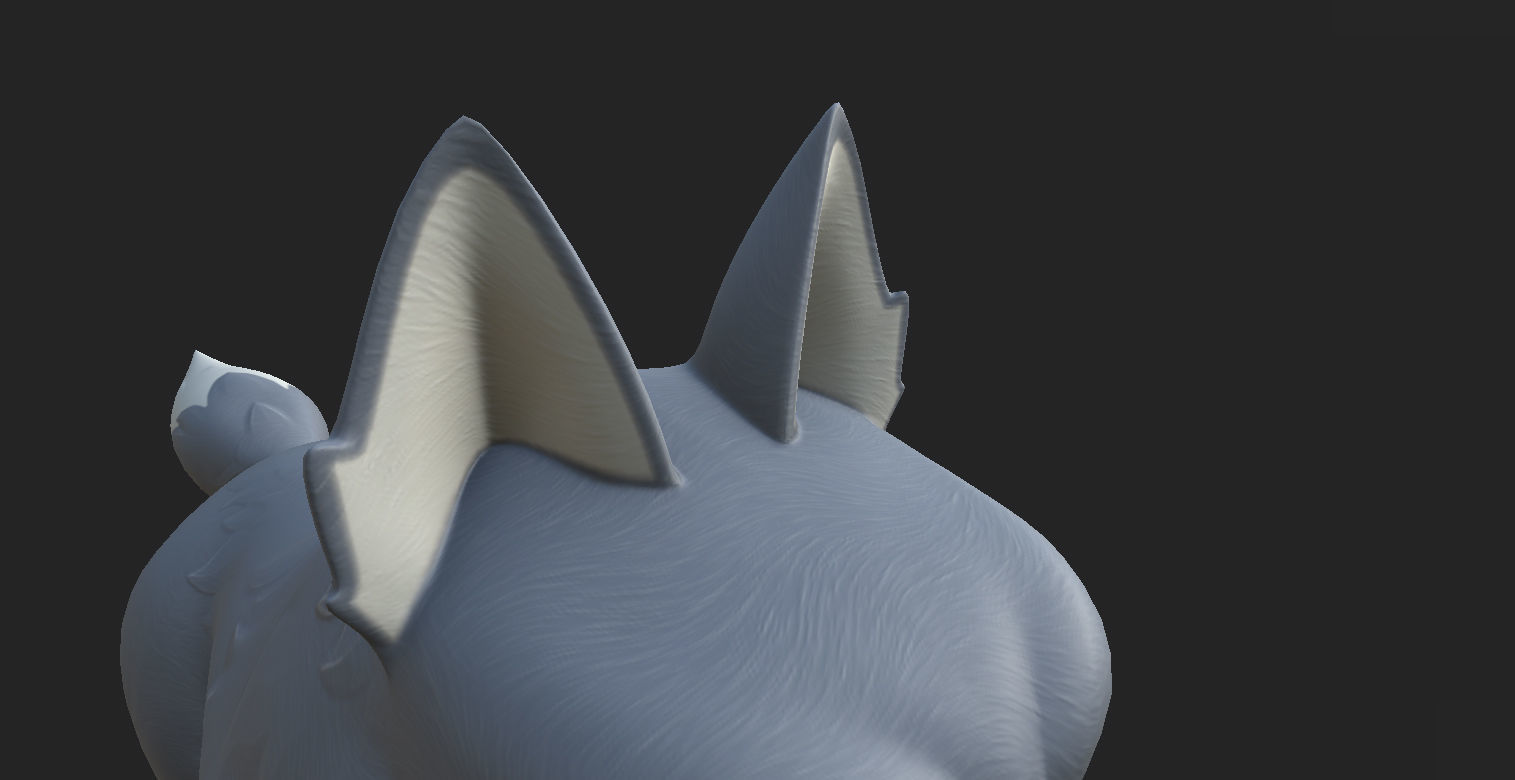 Wolf Character 3D model_19