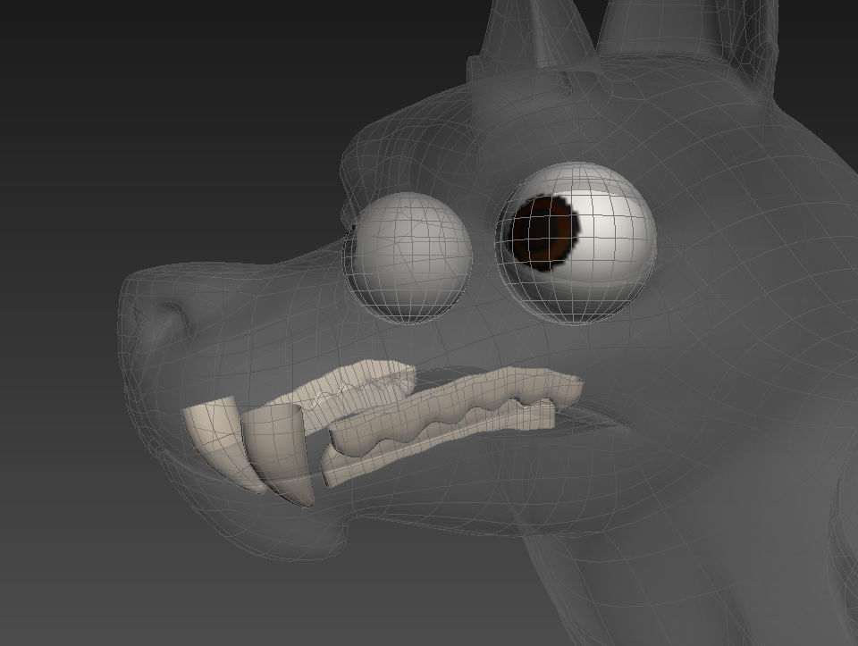 Wolf Character 3D model_27