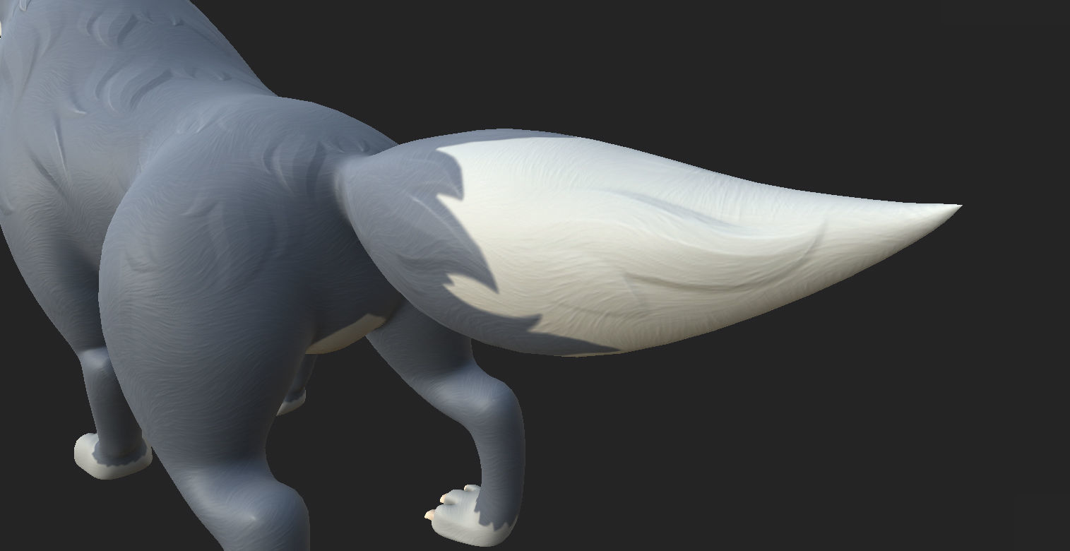 Wolf Character 3D model_23