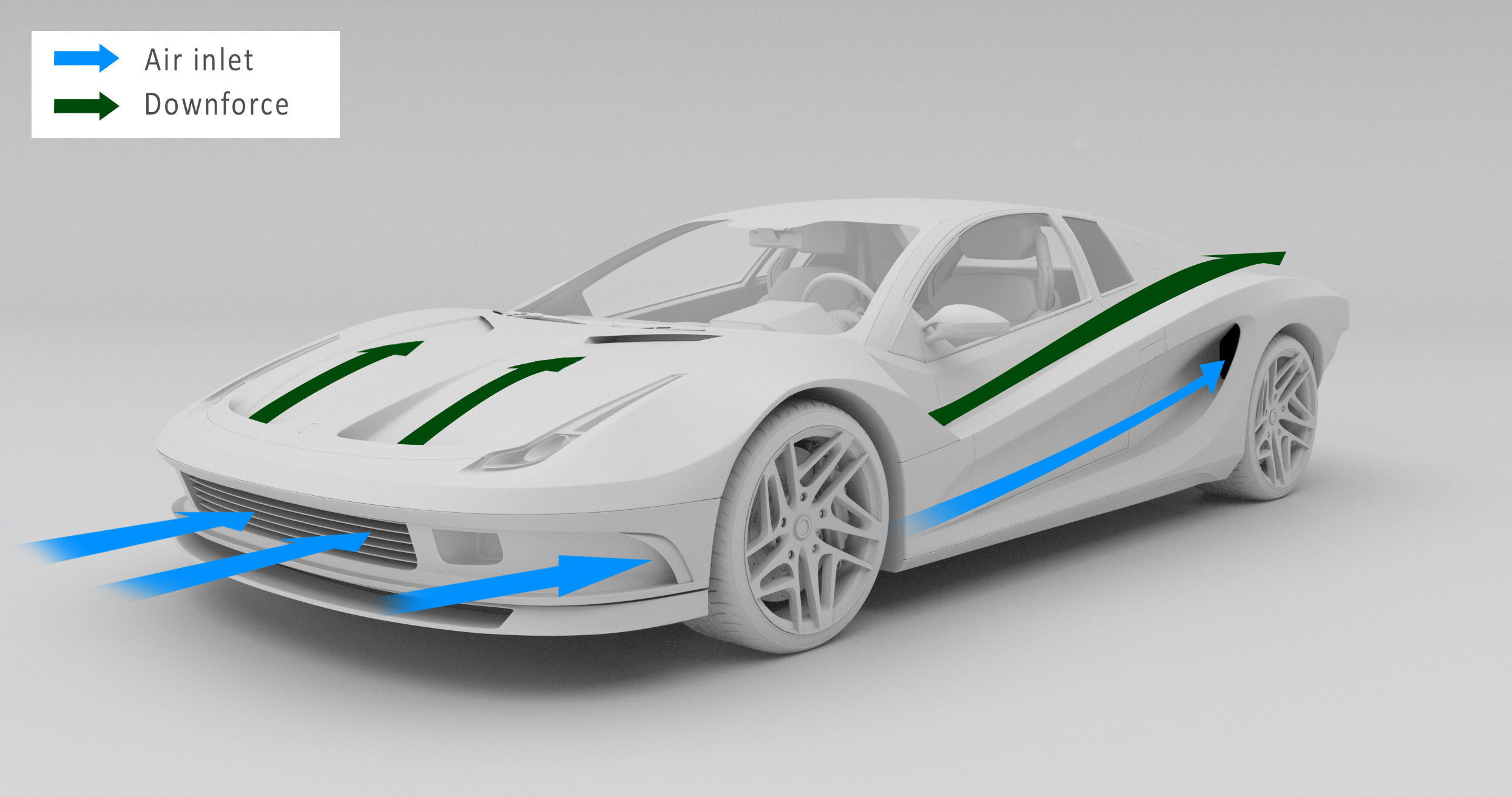 Concept car - Design concept Low-poly 3D model_42