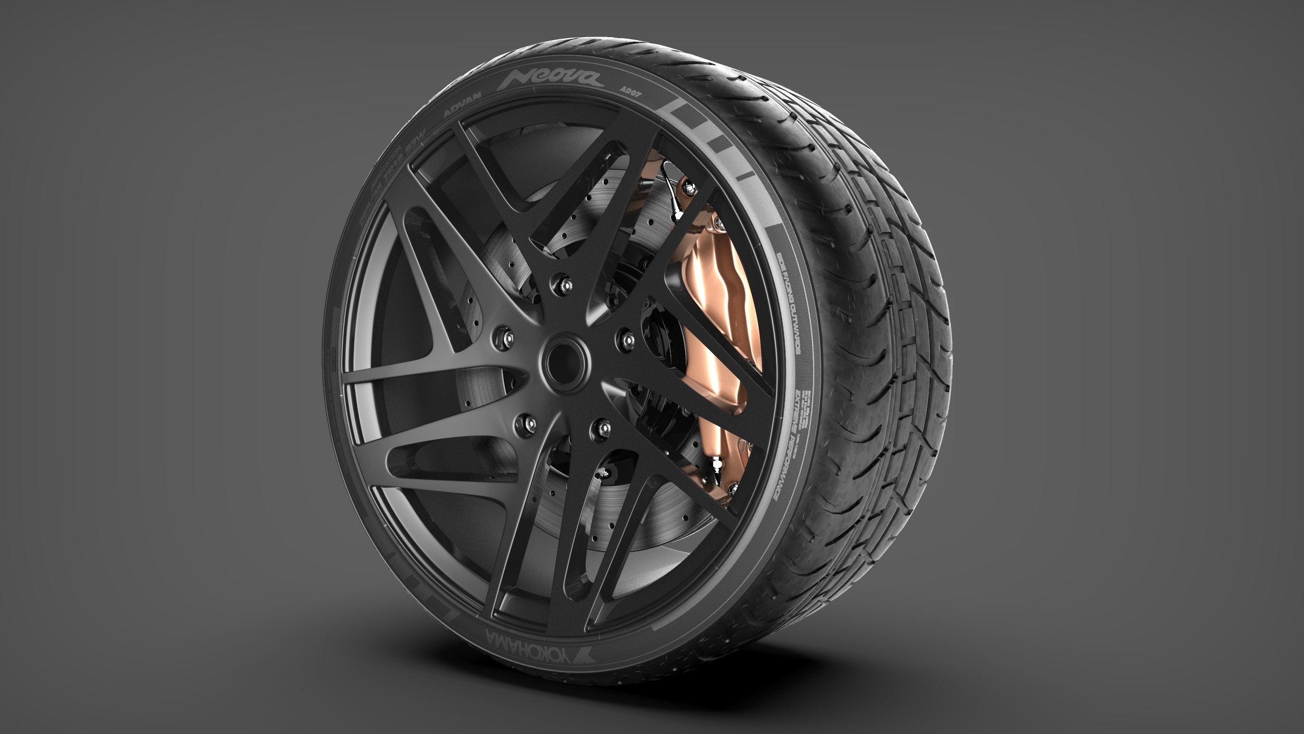 Concept car - Design concept Low-poly 3D model_41