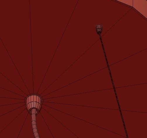 SPIKE herringbone pendant light 3D model_3