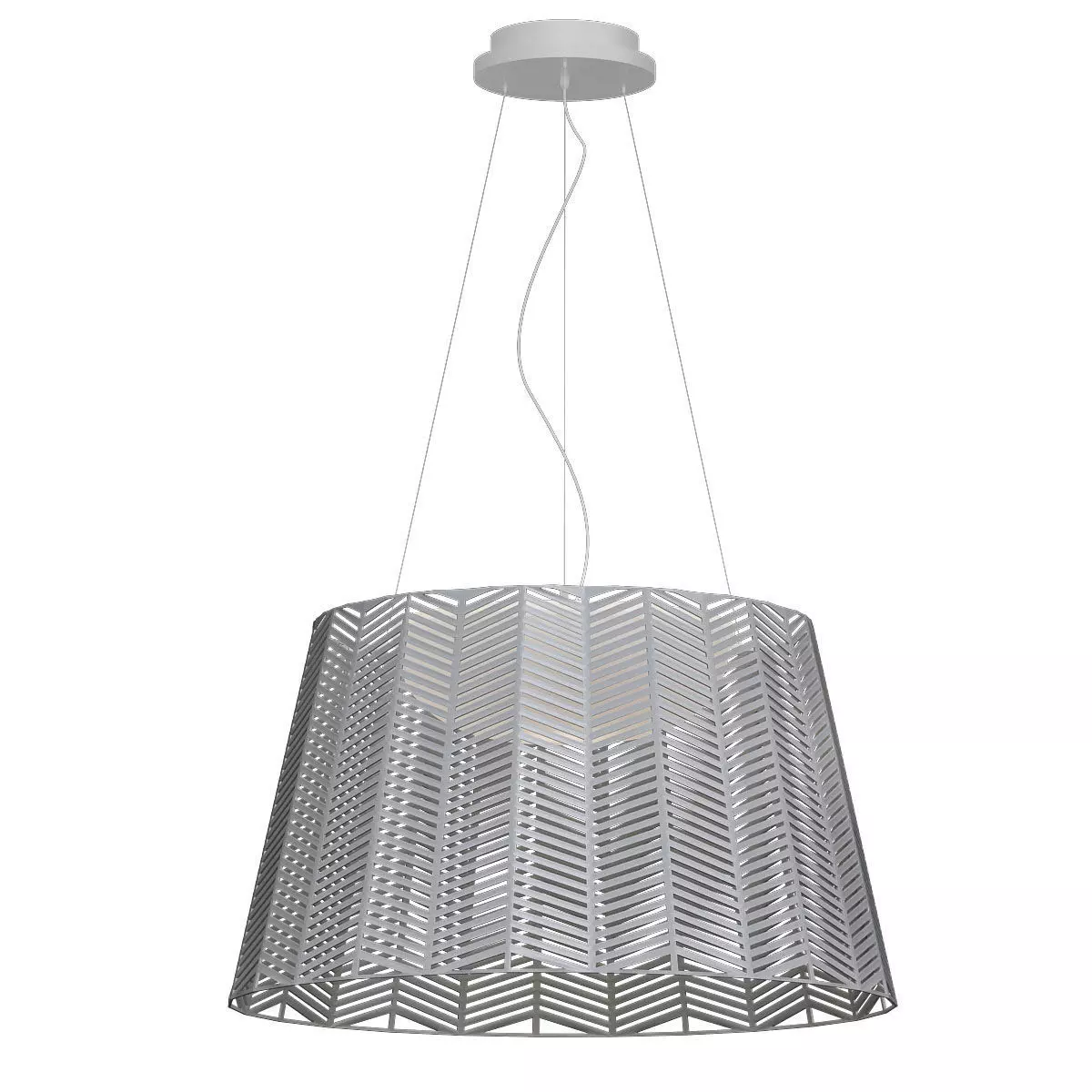 SPIKE herringbone pendant light 3D model_0
