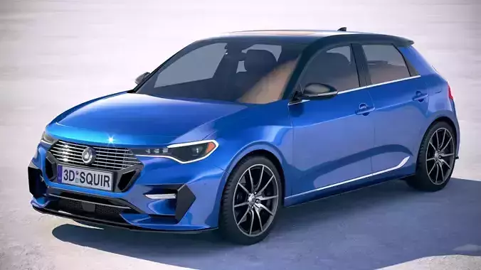 Generic Hatchback 2019 v2 3D model