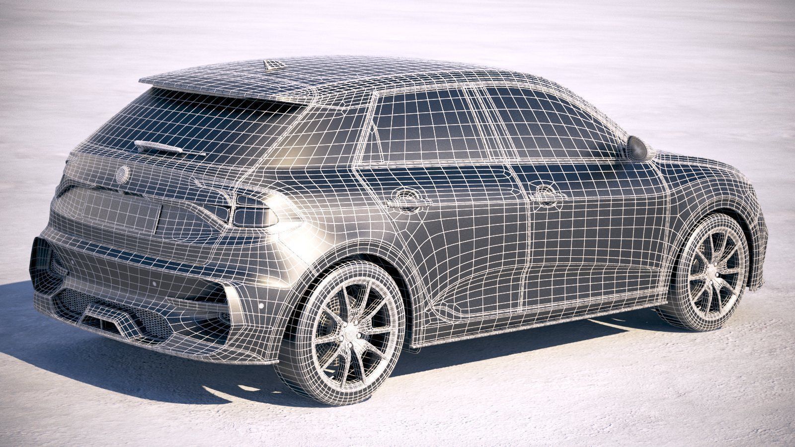 Generic Hatchback 2019 v2 3D model_27
