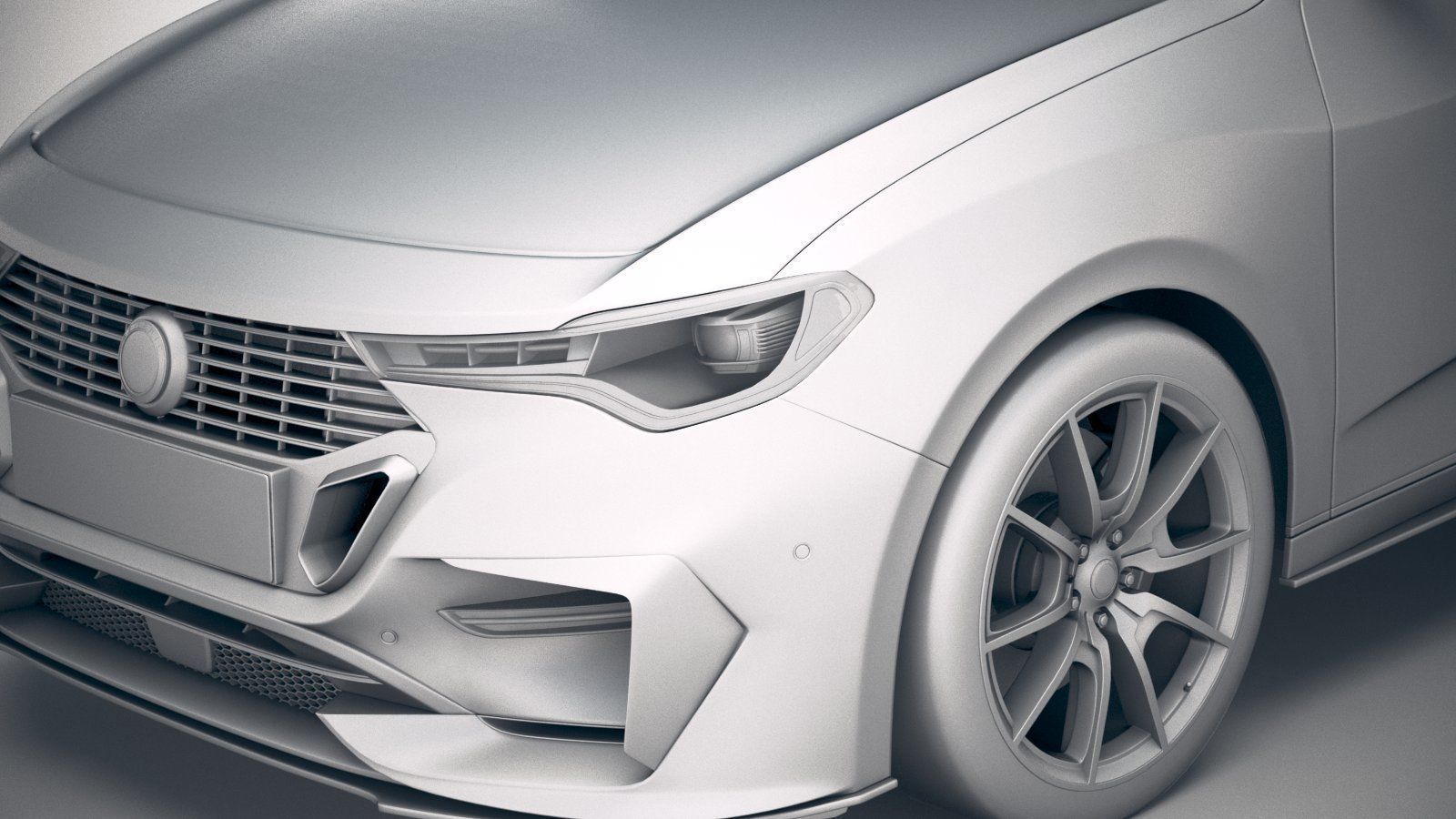 Generic Hatchback 2019 v2 3D model_18